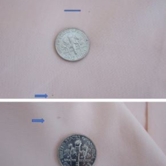 👚Host Pick👚 Vintage NWOT Pale Peach Dress Blouse - Picture 7 of 8